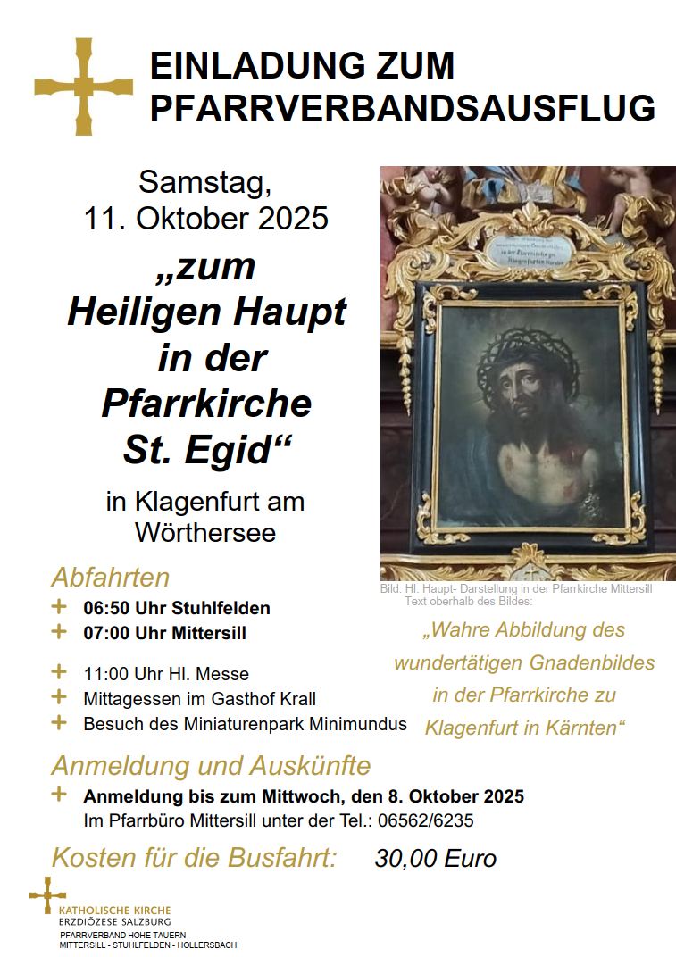 pfarrverband mittersill hollersbach stuhlfelden